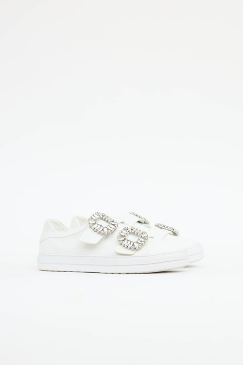 Roger Vivier Double Strass Sneaker