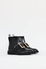 Roger Vivier Patent Viv Rangers Boot