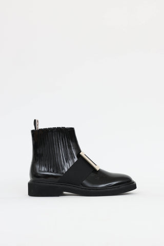 Roger Vivier Patent Viv' Rangers Boot