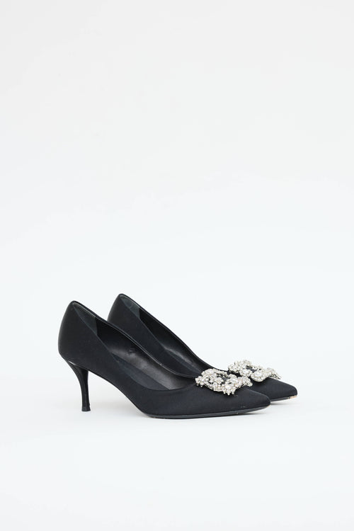 Roger Vivier Satin Efflorescence Pump