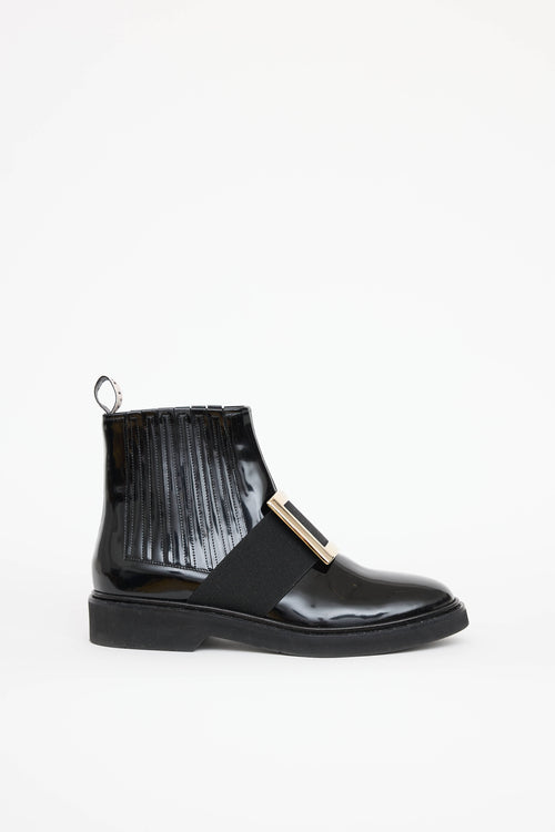 Roger Vivier Patent Viv' Rangers Boot