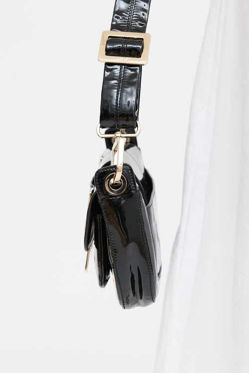 Roger Vivier Patent Leather Buckle Pochette