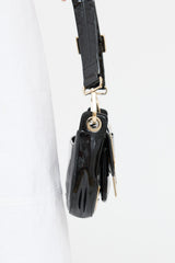 Roger Vivier Patent Leather Buckle Pochette