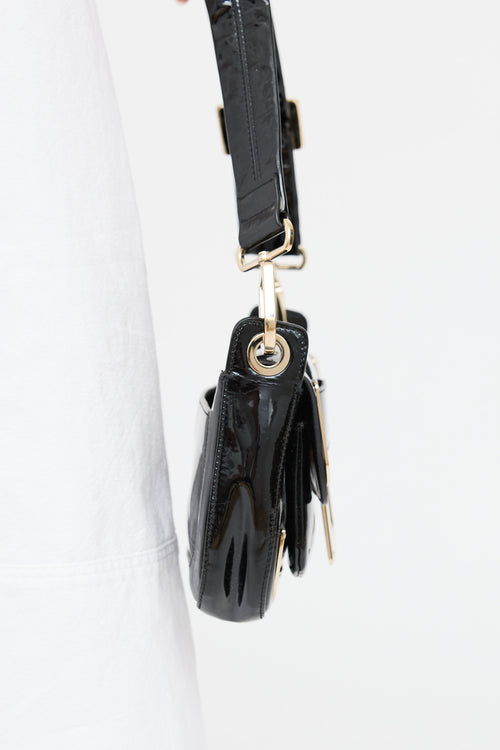 Roger Vivier Patent Leather Buckle Pochette