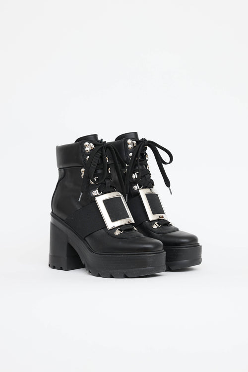 Roger Vivier Viv Utility Platform Boot