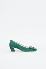 Roger Vivier Granite Buckle Belle Pump