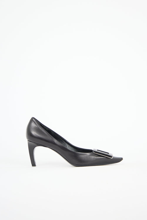 Roger Vivier Leather Buckle Pump