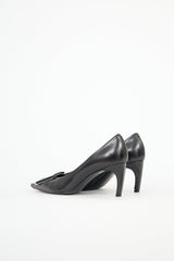 Roger Vivier Leather Buckle Pump