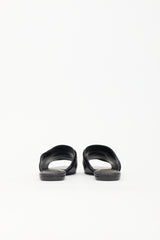 Roger Vivier Leather Buckle Slide