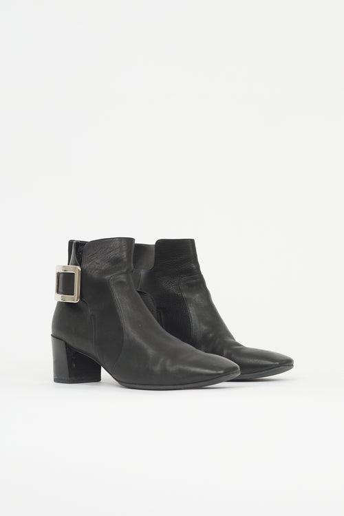 Roger Vivier Leather Polly Boot