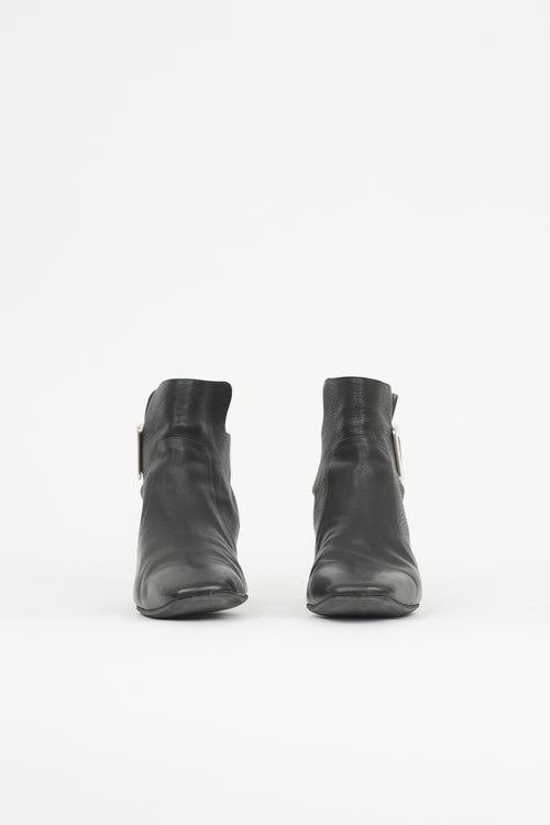 Roger Vivier Leather Polly Boot