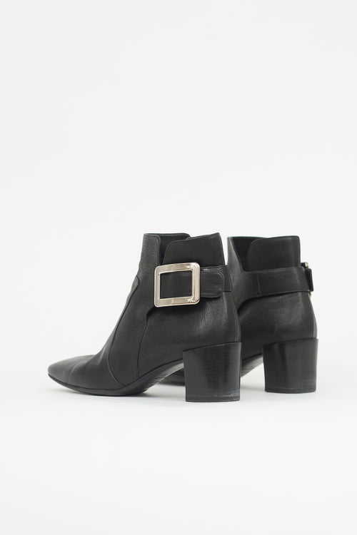 Roger Vivier Leather Polly Boot