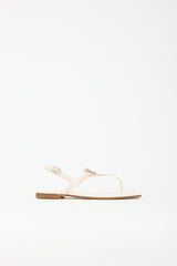 Roger Vivier Leather T-Strap Sandal