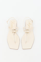 Roger Vivier Leather T-Strap Sandal