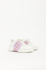 Roger Vivier Leather Viv Skate Sneaker