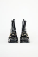 Roger Vivier Patent Leather Preppy Viv' Boot