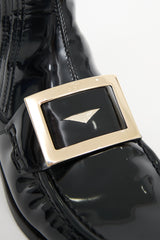 Roger Vivier Patent Leather Preppy Viv' Boot