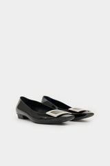 Roger Vivier Patent Leather Trompette Flat