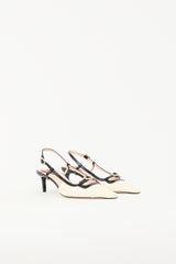 Roger Vivier Patent Buckle Slingback Pump