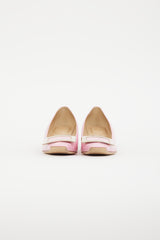Roger Vivier Pink & Gold Patent Belle Vivier Heel