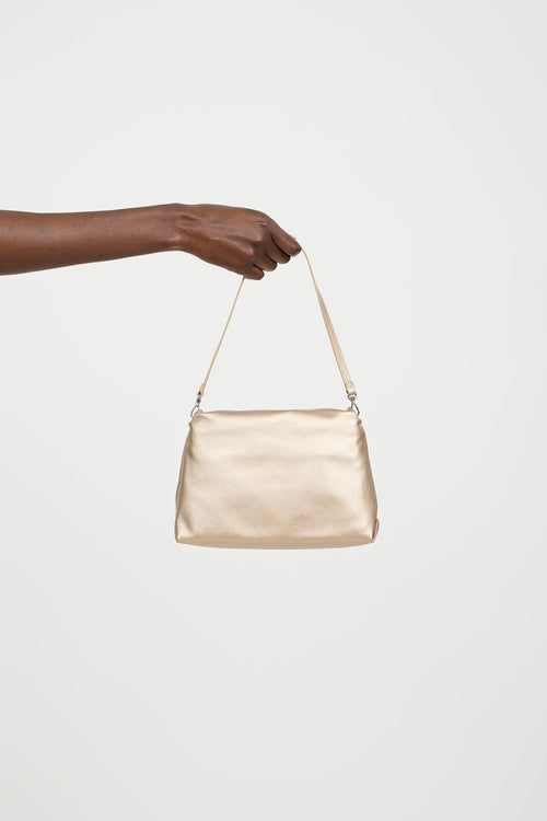 Roger VivierLeather Met Efflorescence Crystal Bag