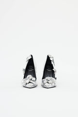 Roger Vivier Flower Embellished Pump
