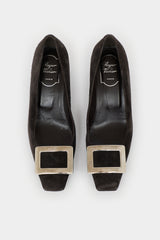 Roger Vivier Suede Belle Vivier  Pump