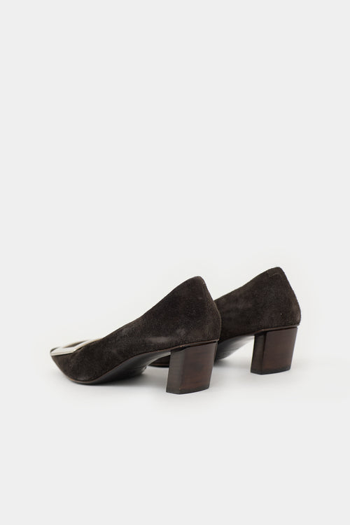Roger Vivier Suede Belle Vivier  Pump