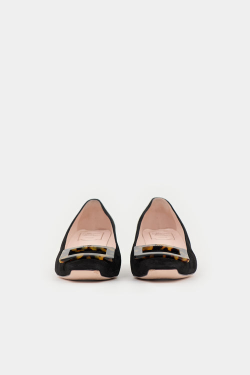 Roger Vivier Suede Belle Vivier  Pump