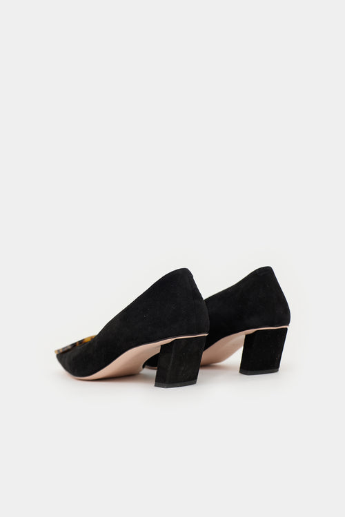 Roger Vivier Suede Belle Vivier  Pump