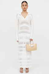 Roger Vivier Viv Skate Raffia Bag