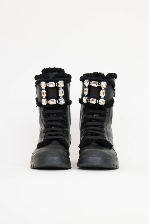 Roger VivierWalky Viv Shearling Boot