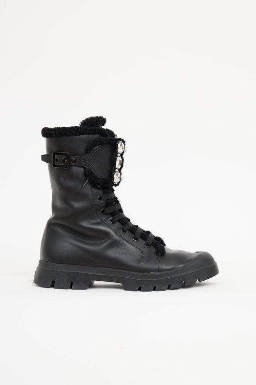 Roger VivierWalky Viv Shearling Boot