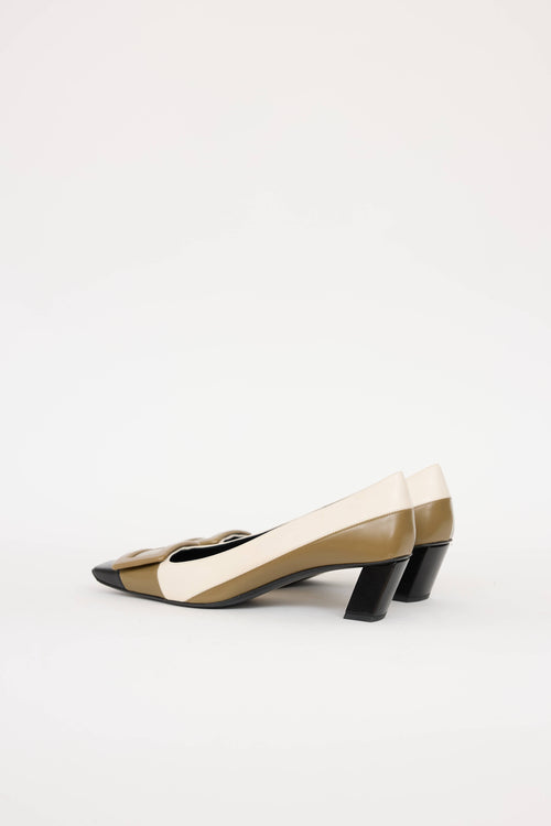 Roger Vivier Leather Buckle Pump