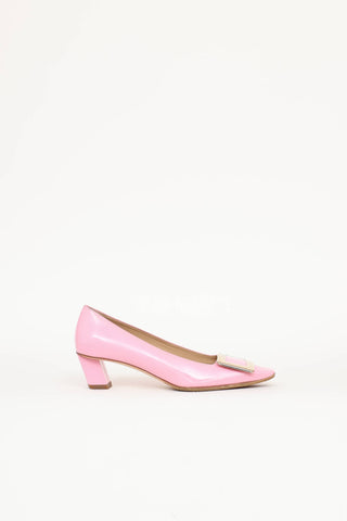 Roger Vivier Patent Decolette Belle Pump