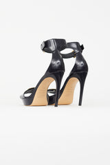 Roger Vivier Black Leather Platform Buckle Pump