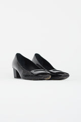 Roger Vivier Black Patent Belle Vivier Heel