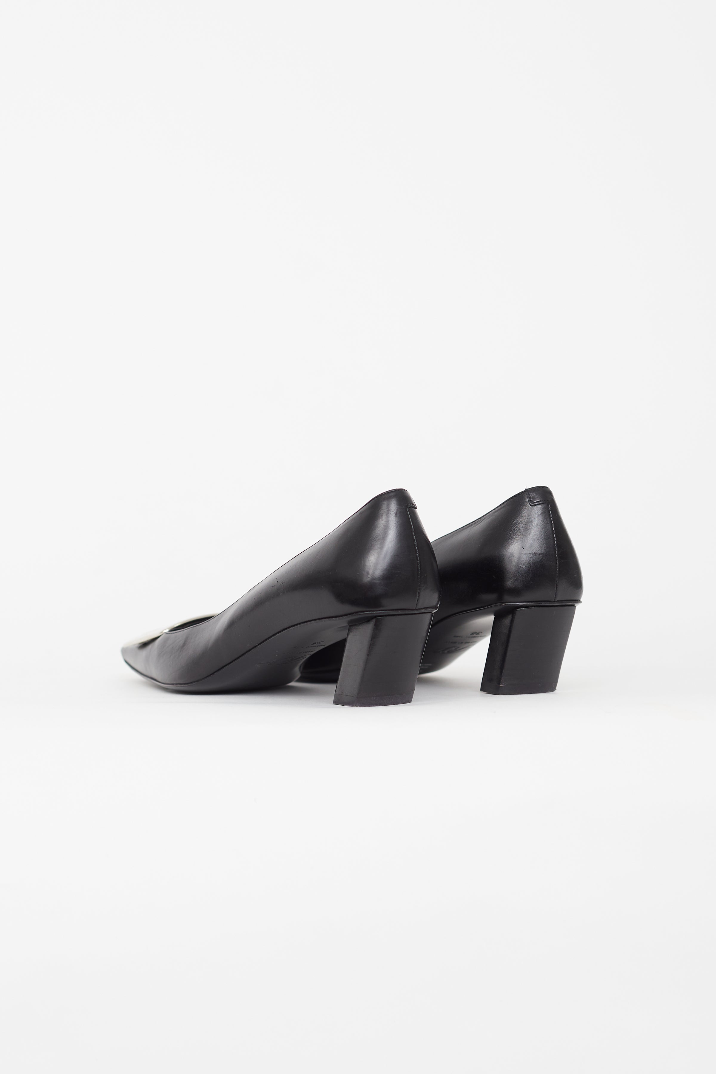 Roger Vivier // Black Silver Belle Vivier Heel – VSP Consignment