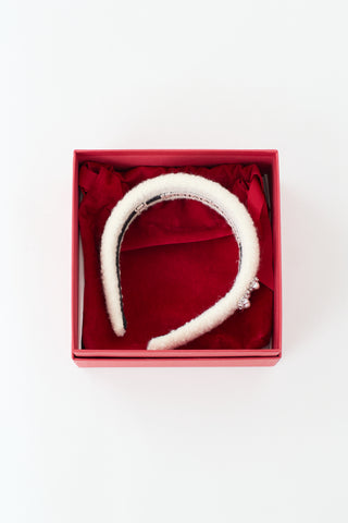 Roger Vivier Bouclé Efflorescence Headband
