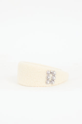 Roger Vivier Bouclé Efflorescence Headband