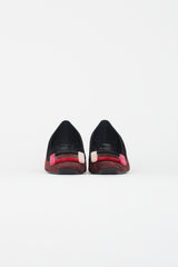 Roger Vivier Burgundy & Multicolour Belle Vivier Suede Heel