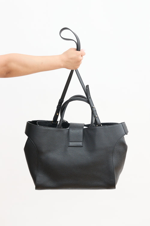 Roger Vivier Leather Pilgrim de Jour Bag