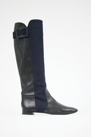 Roger Vivier Leather Riding Boot
