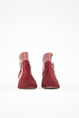 Roger Vivier Leather & Hair Buckle Boot