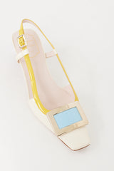 Roger Vivier Multicolour Pastel Patent Leather Belle Vivier Pump