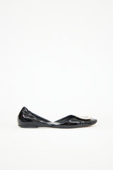 Roger Vivier Patent Chips D'Orsay Flat