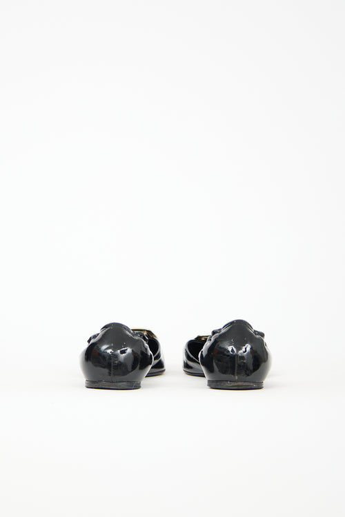 Roger Vivier Patent Chips D'Orsay Flat