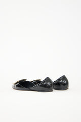 Roger Vivier Patent Chips D'Orsay Flat