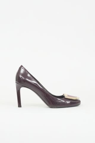 Roger Vivier Patent Leather Buckle Pump