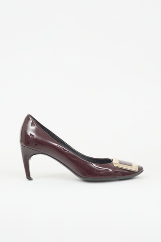 Roger Vivier Patent Leather Trompette Pump